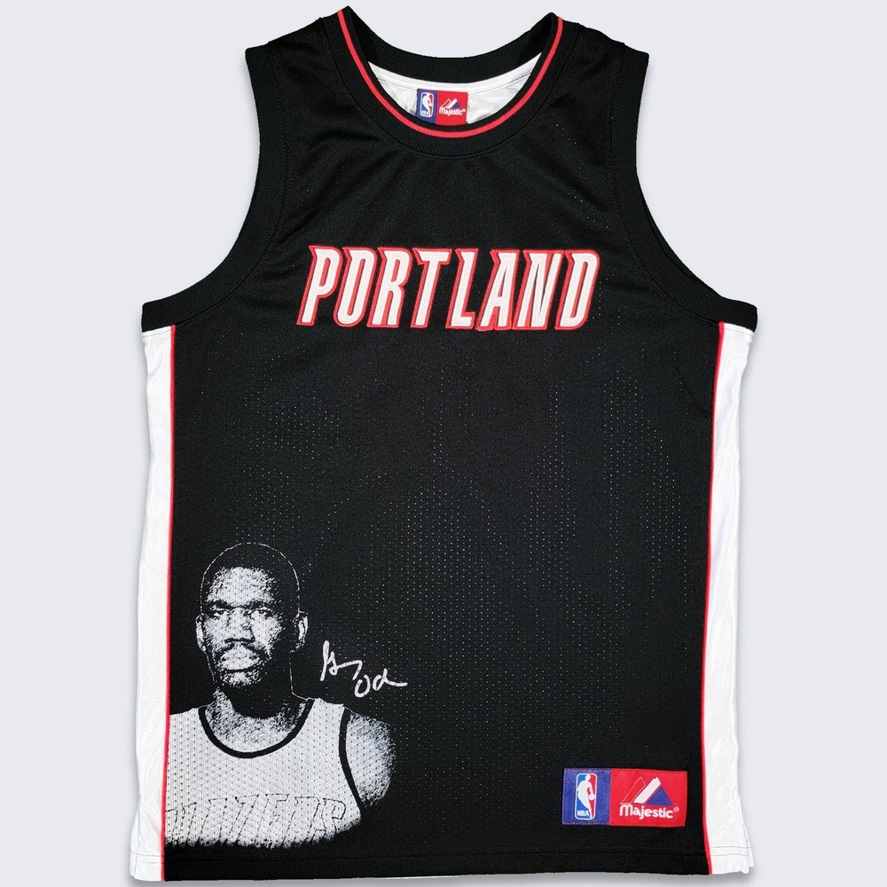 Portland Trail Blazers Vintage Greg Oden Majestic Basketball Jersey